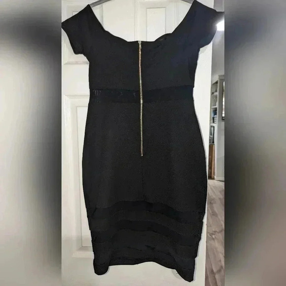 J. For Justify little black dress. Size L - Picture 2 of 3